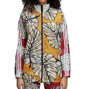 Adidas x Farm Rio Windbreaker Jacket Tropical Print Monstera Pineapple